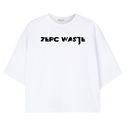 Футболка белая унисекс "Zero Waste" № 1 (сублимация)